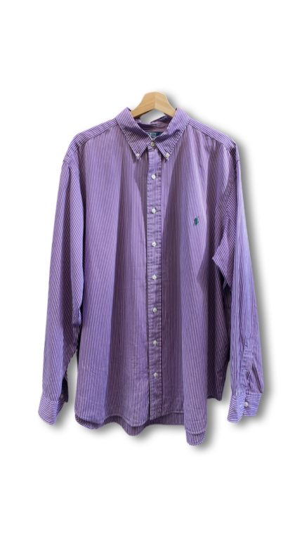 camisa-marca-polo-ralphlauren-rayas-moradoyblanco-kingvintage