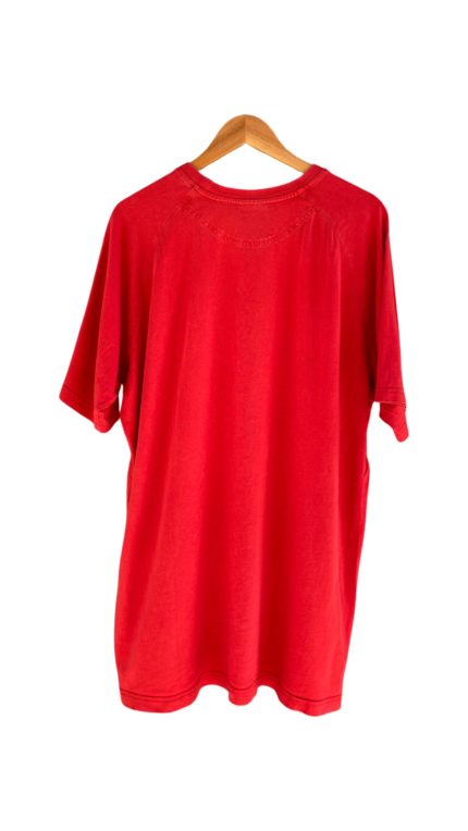 camiseta-marca-adidas-oversize-roja-kingvintage