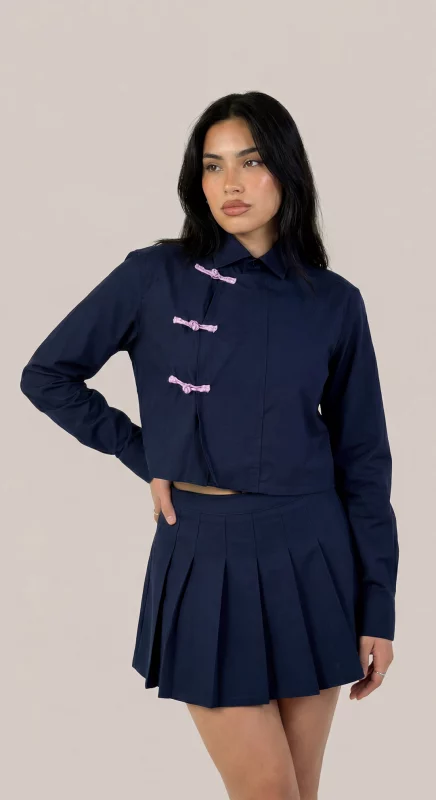 Camisa cropped japo