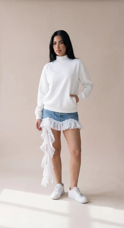 Falda LEVIS VOLANTE