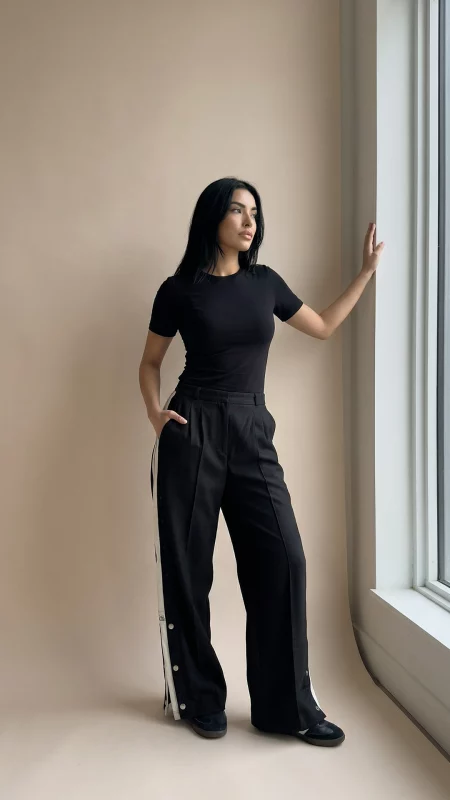 Pantalon negro adidas
