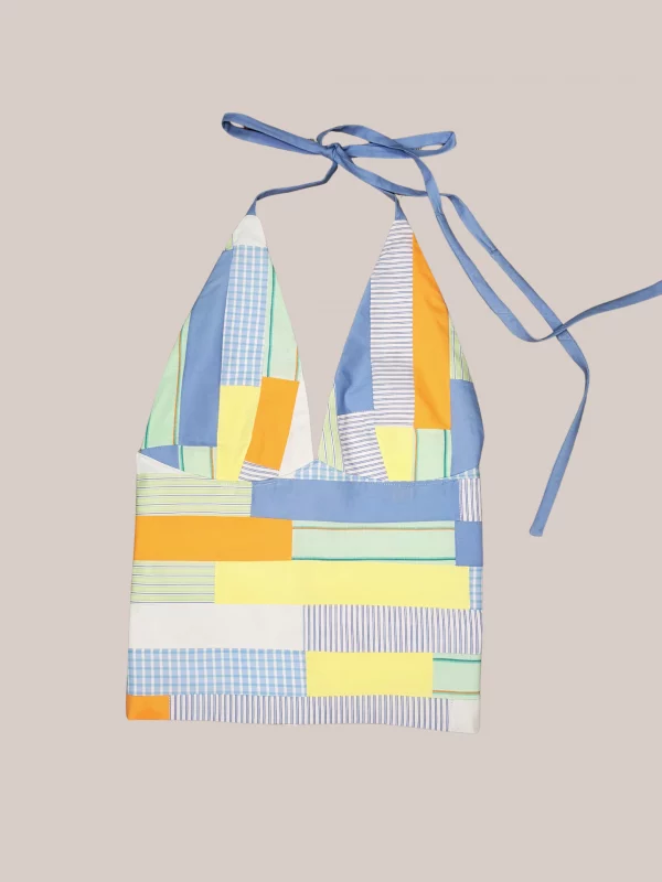 top patchwork corsé